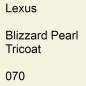 Preview: Lexus, Blizzard Pearl Tricoat, 070.